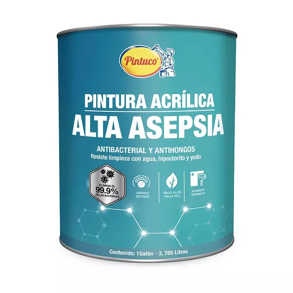 Pintura Acrílica Alta Asepsia